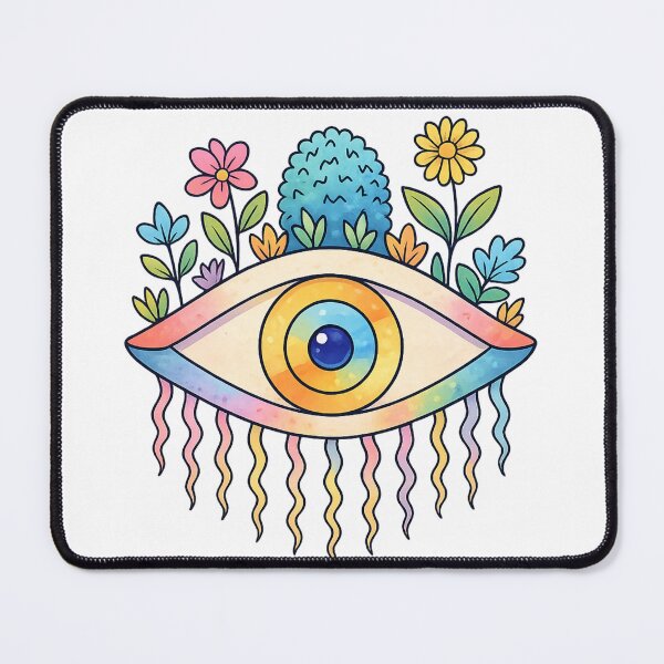 Item preview, Eye Flowers Psychedelic Shirt designed and sold by SoftSproutstu.