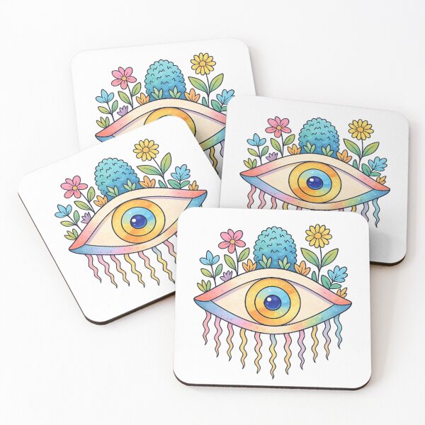 Item preview, Eye Flowers Psychedelic Shirt designed and sold by SoftSproutstu.