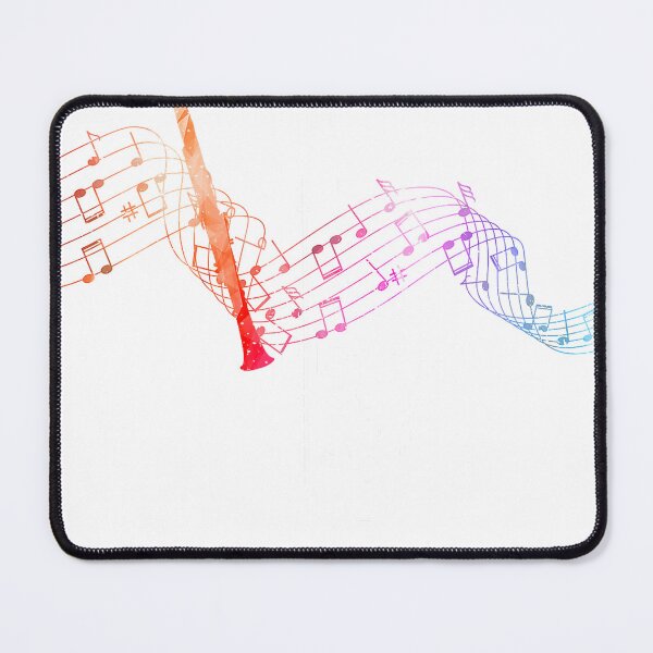 Item preview, Colourful Clarinet Sheet Music with Clarinet T-Shirt designed and sold by Badriiiii.