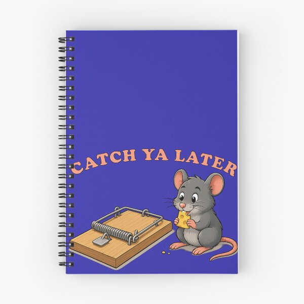 Item preview, Catch ya Later Funny Mouse with Mousetrap designed and sold by TheThinglings.