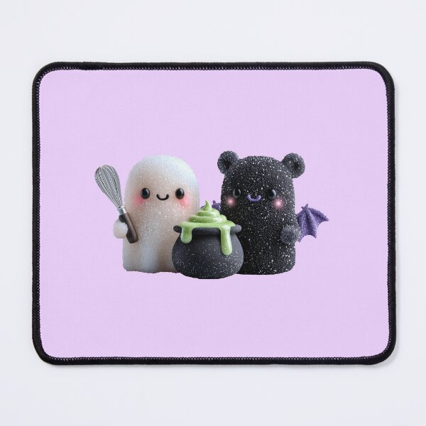 Item preview, Cute Halloween Ghosts with Magic Cauldron designed and sold by colorful-white.