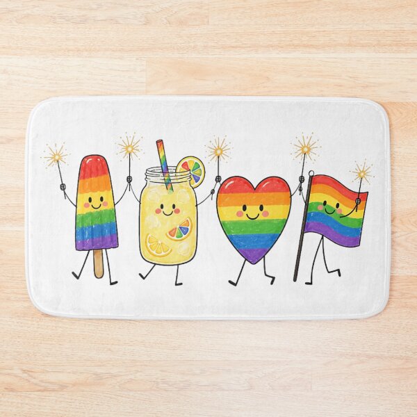 Item preview, Cute Kawaii Pride Month Love Rainbow Popsicle Lemonade Mason Jar Sparkler designed and sold by HarinDonreka.