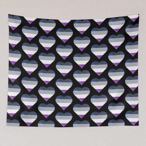 Item preview, Asexual Pride Starry Heart designed and sold by Dragon Meets Cat.
