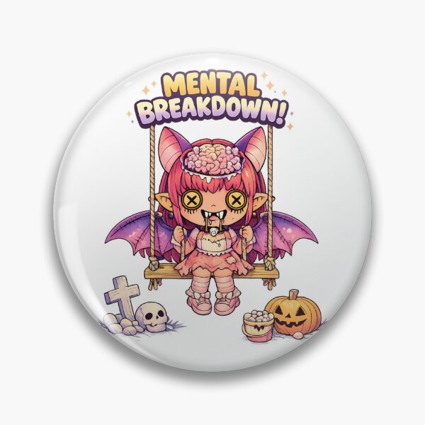 Item preview, Mental Breakdown Creepy Cute Shirt designed and sold by SoftSproutstu.