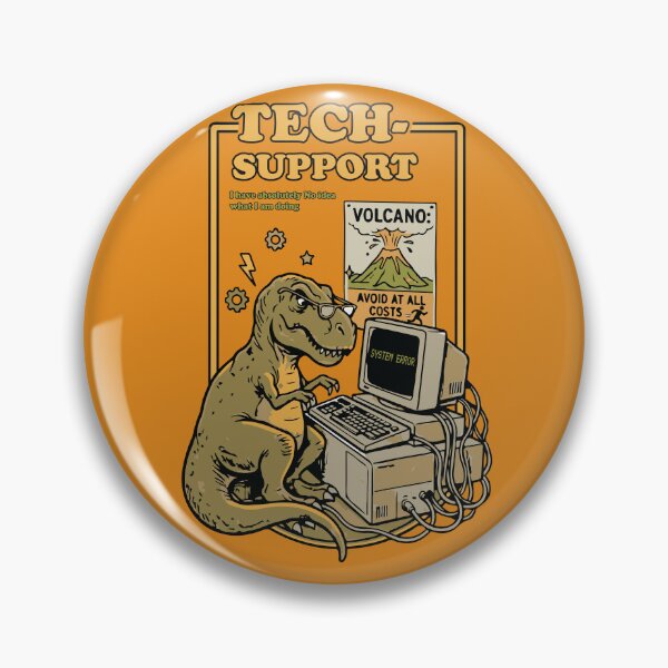 Item preview, Retro Tech-Support Dinosaur designed and sold by Mark_ADC.