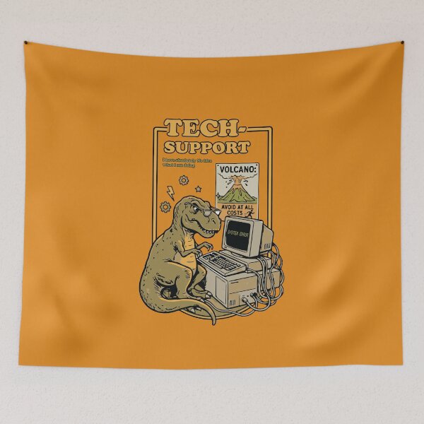 Item preview, Retro Tech-Support Dinosaur designed and sold by Mark_ADC.