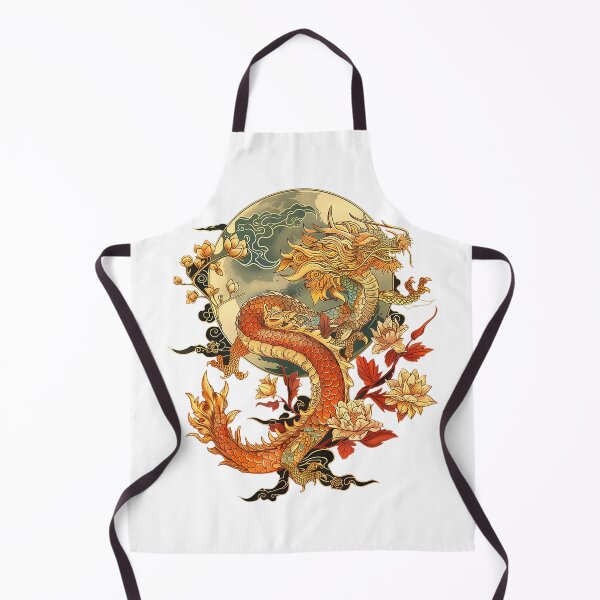 Item preview, Crimson Lunar Floral Dragon Art Noveau T-Shirt designed and sold by ‘Nothing Scares Me’ Store.