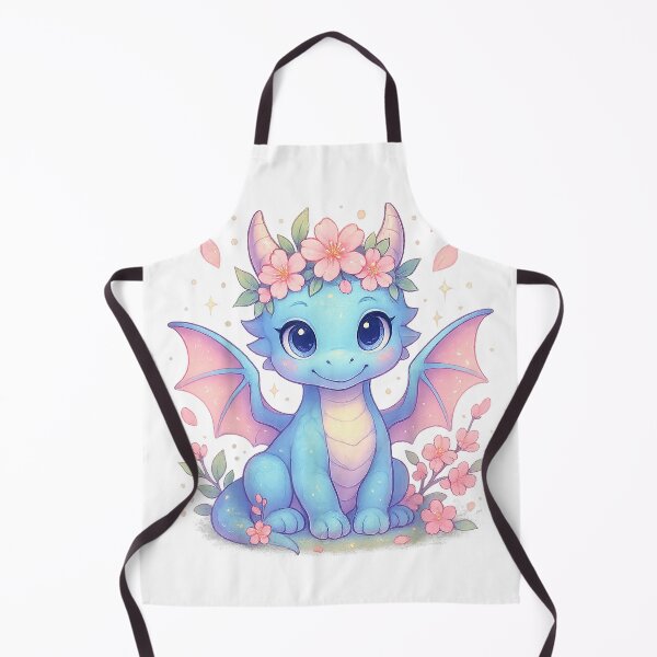 Item preview, Cute Dragon with Cherry Blossoms Flower for Kids Girls Boys T-Shirt designed and sold by DArtfulStudio.