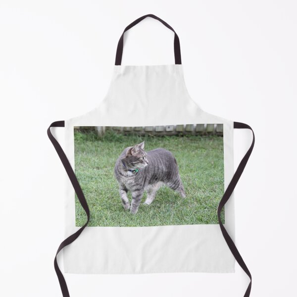 Item preview, Grey Tabby Cat Walking On Grass designed and sold by 27Tammy27.