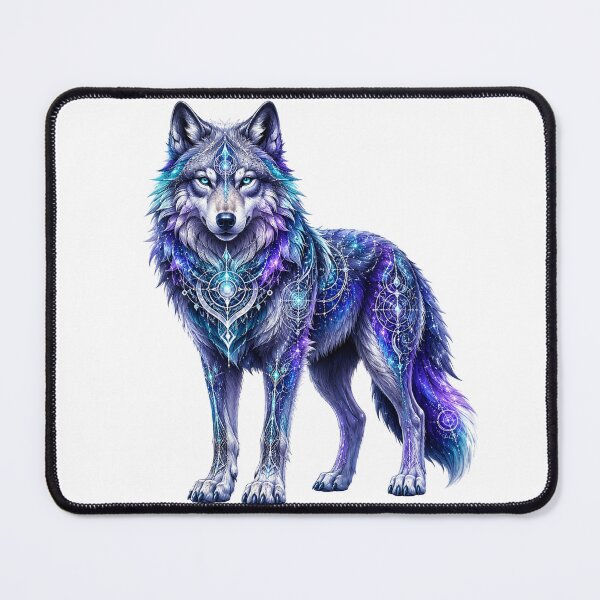Item preview, Cosmic Spirit Wolf designed and sold by syotos-ai.