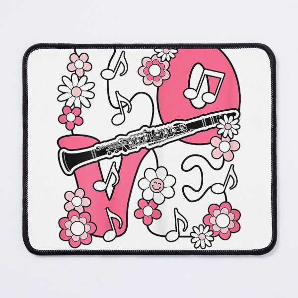 Item preview, Cute Love Clarinet Player Women Girls Kids Clarinetist T-Shirt designed and sold by kakashii7.