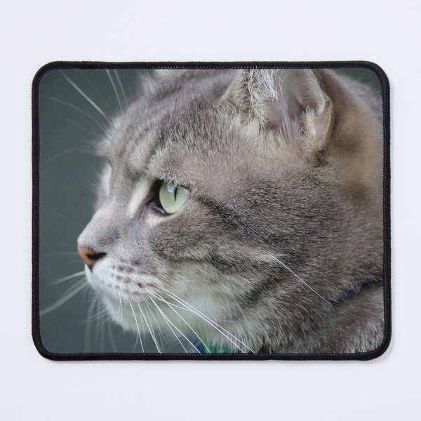 Item preview, Grey Tabby Cat Side Profile Portrait designed and sold by 27Tammy27.