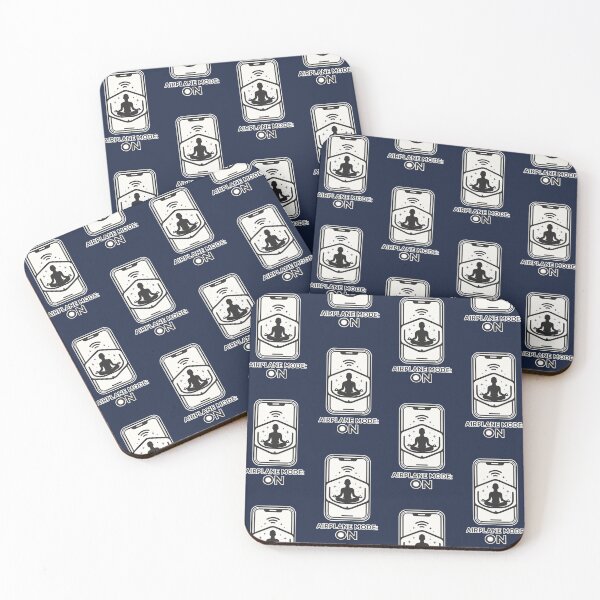 Item preview, Airplane Mode: ON – Digital Detox Meditation Minimalist Design designed and sold by warlistop.