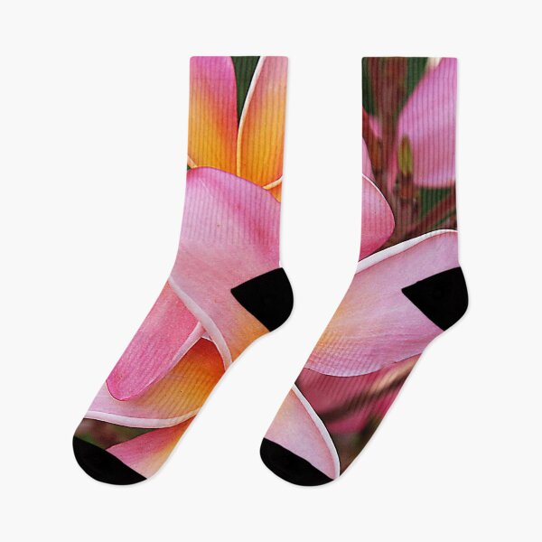 Item preview, Tropical Hawaiian Plumerias in Pink Art Photo designed and sold by DEC02.