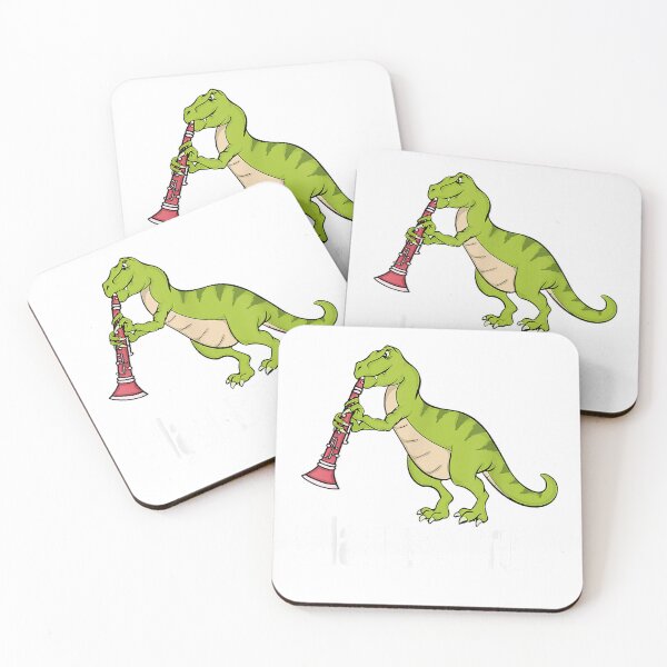 Item preview, Dinosaur Clarinet Player Kids Music Orchestra Clarinet T-Shirt designed and sold by Voila-creative.