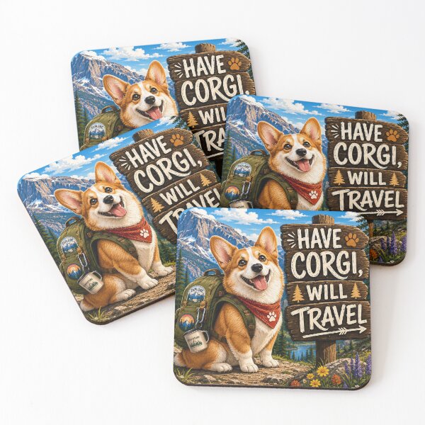 Item preview, Corgi Adventure hiking camping designed and sold by Steve's Hobbies.