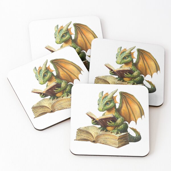 Item preview, Dragon Bookworm Reading Book Funny Graphic T-Shirt designed and sold by kakashii7.