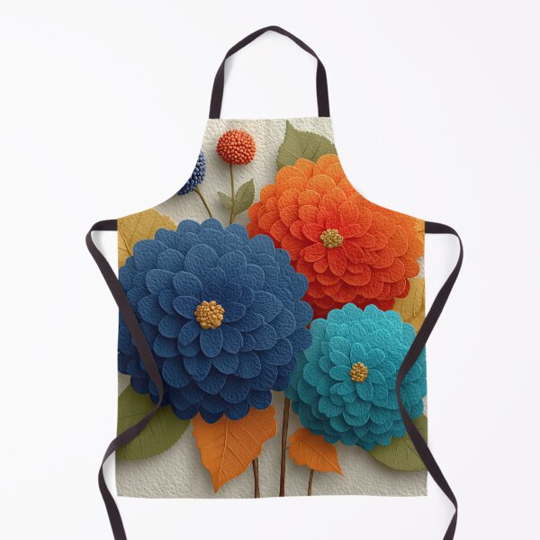 Item preview, Textured Vibrant Dahlia Flower Paper Art designed and sold by colorful-white.