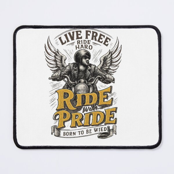 Item preview, Copy of Ride With Pride Vintage Biker Sketch designed and sold by nncreator.
