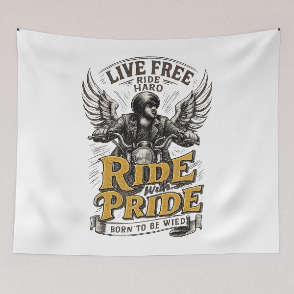 Item preview, Copy of Ride With Pride Vintage Biker Sketch designed and sold by nncreator.
