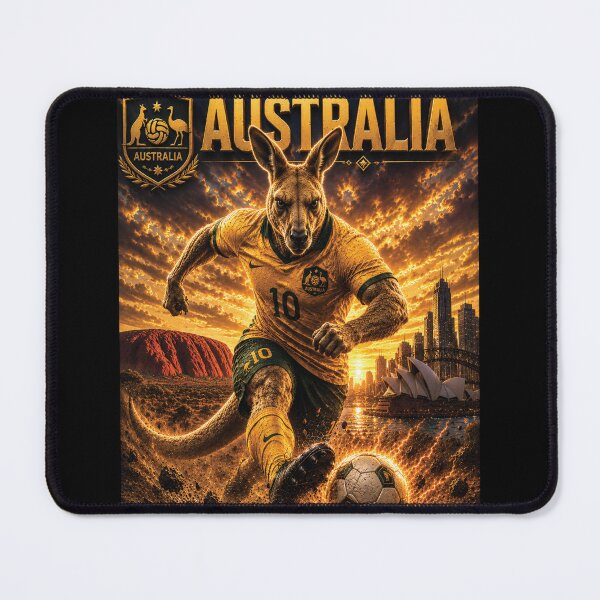 Item preview, Australia Outback Kangaroo Warrior | World Cup 2026 Fan Art designed and sold by batcoprod.