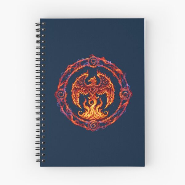 Item preview, Fiery Phoenix Rebirth Transformation Artwork designed and sold by WellspringXflow.
