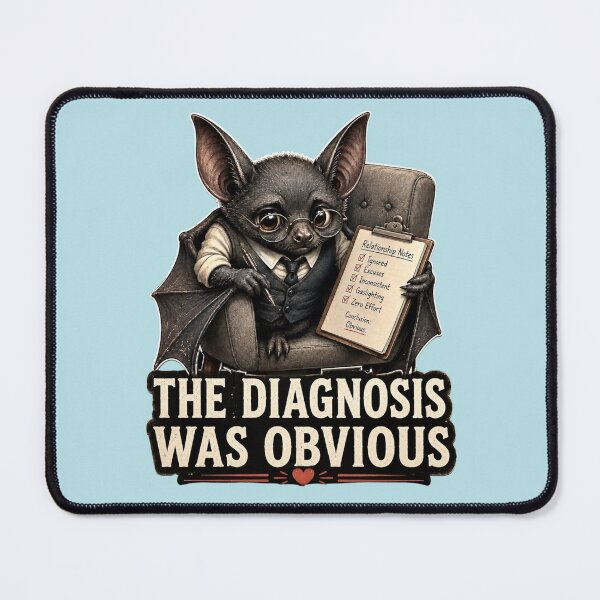 Item preview, Funny Relationship Gift Sarcastic Therapist Bat Dark Humor designed and sold by Gentlestate.