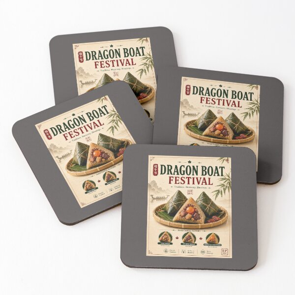 Item preview, Traditional Zongzi Rice Dumpling Flavors Poster⁠ designed and sold by Easternpantry.