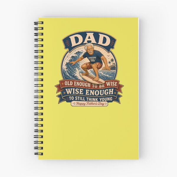 Item preview, Dad Old Enough to be Wise, Wise Enough to Still Think Young (blue version)  Funny Father's Day designed and sold by 2BrokeYoopers.