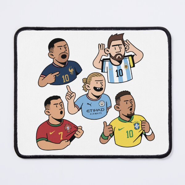 Item preview, Football Legends Cartoon Soccer Stars Collection designed and sold by Oniyasha.