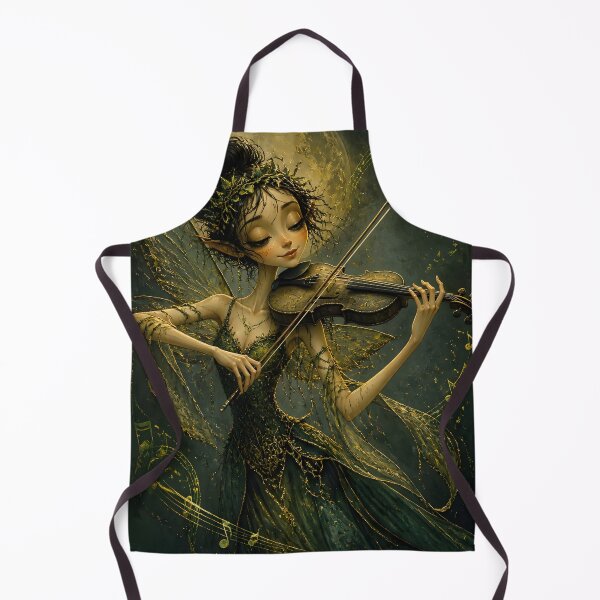 Item preview, Violin Fairy Playing in Moonlight designed and sold by sigmaartstudio.