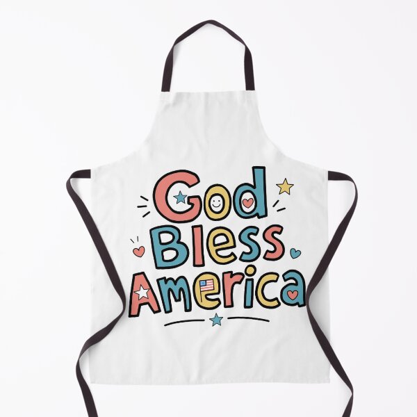 Item preview, God Bless America Cute Patriotic Christian Graphic designed and sold by OHSHALOM.
