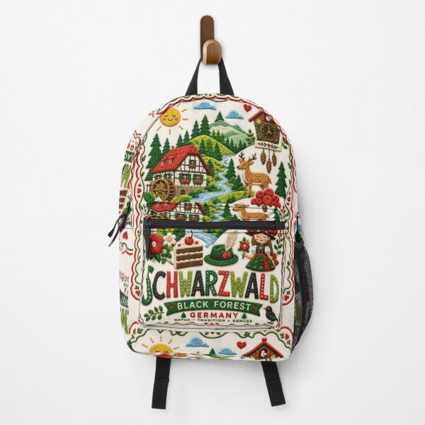 Item preview, Schwarzwald Black Forest Germany Embroidered Folk Art designed and sold by Witsprings.