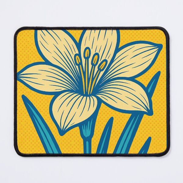 Item preview, Retro Pop Art Poster Illustration of Zephyranthes Flowers | Bold Rain Lily Botanical Print with Vibrant Bloom Burst & Minimal Garden Aesthetic | Vintage Floral Wall Art Decor designed and sold by PaintedPixels01.