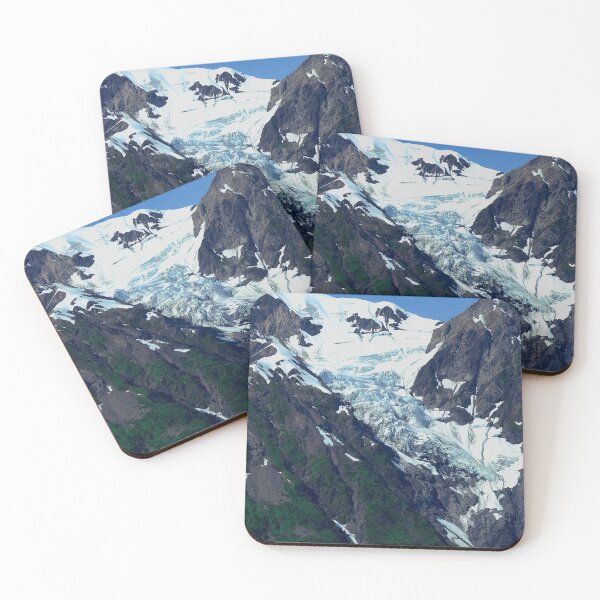 Item preview, Glacier Snowy Mountain With Blue Ice Scenic Photo  designed and sold by DEC02.