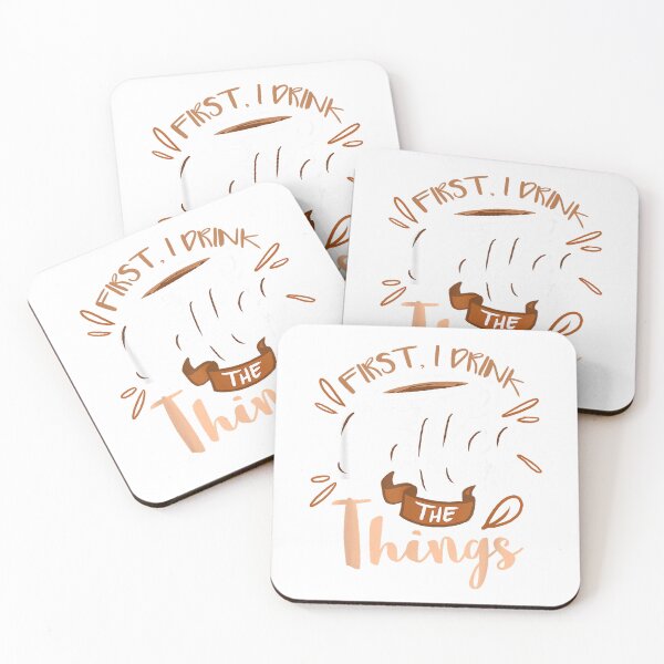 Item preview, First I Drink The Coffee Then I Do The Things Barista T-Shirt Small designed and sold by SavsMerch.
