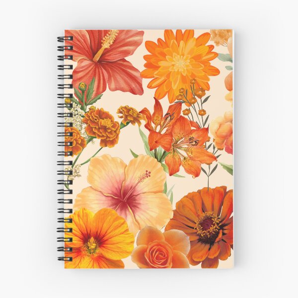 Item preview, Orange Floral Pattern designed and sold by KayeSystems.