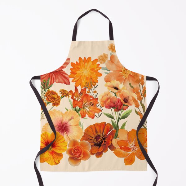 Item preview, Orange Floral Pattern designed and sold by KayeSystems.