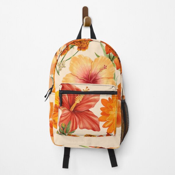 Item preview, Orange Floral Pattern designed and sold by Palette & Hue.