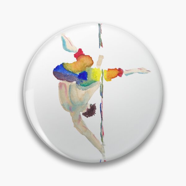 Item preview, Pole dancer gay pride flag designed and sold by Naponte-prints.