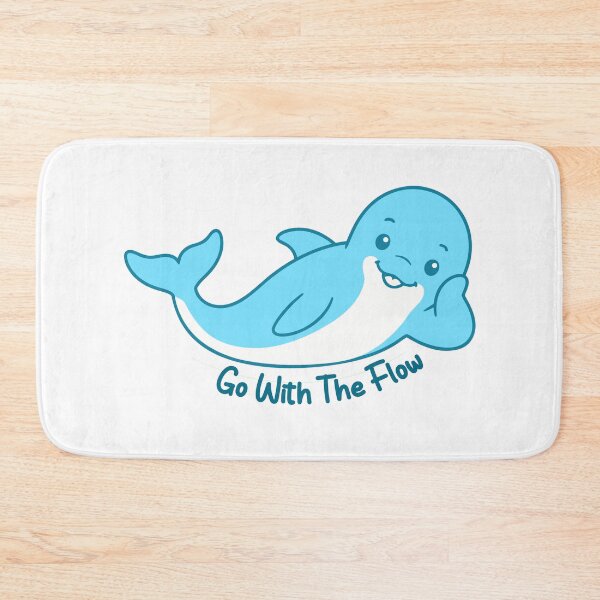 Item preview, Go With The Flow dolphin  designed and sold by teeperfect.