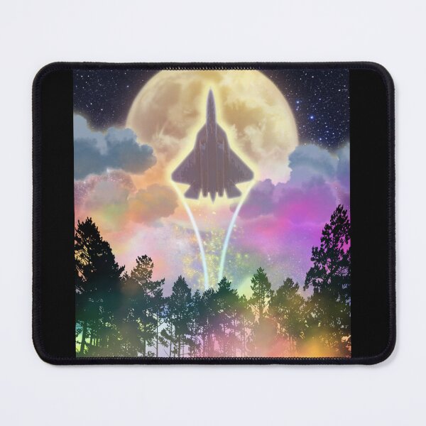 Item preview, Su-57 Felon Full Moon Forest Fantasy Poster designed and sold by HEROHIRO.