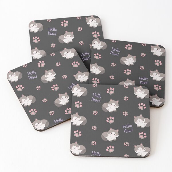 Item preview, Cute Kawaii Cat Paw Seamless Pattern Design designed and sold by NadDot.