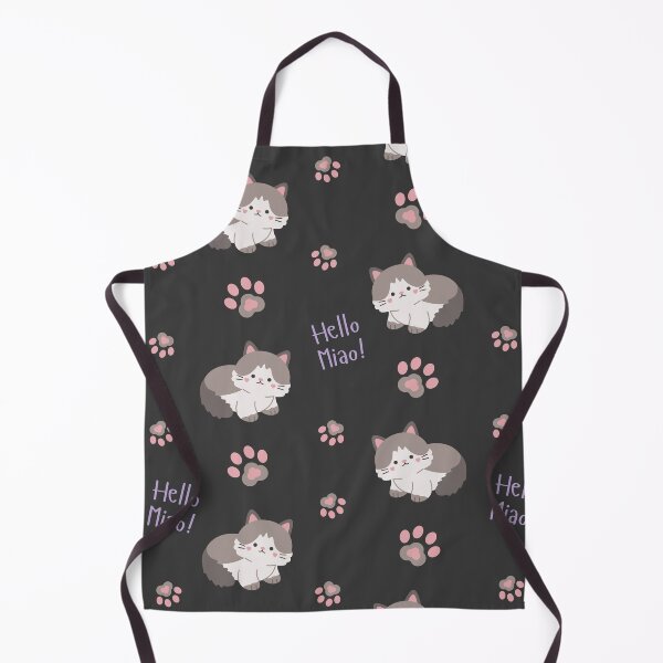Item preview, Cute Kawaii Cat Paw Seamless Pattern Design designed and sold by NadDot.
