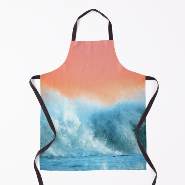 Item preview, Wild Ocean Surf Waves With Papaya-Orange Sky designed and sold by DEC02.