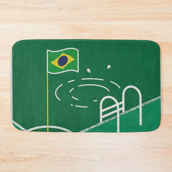 Item preview, Brazil Football Pool Corner Flag Humor designed and sold by Oniyasha.