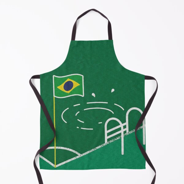 Item preview, Brazil Football Pool Corner Flag Humor designed and sold by Oniyasha.