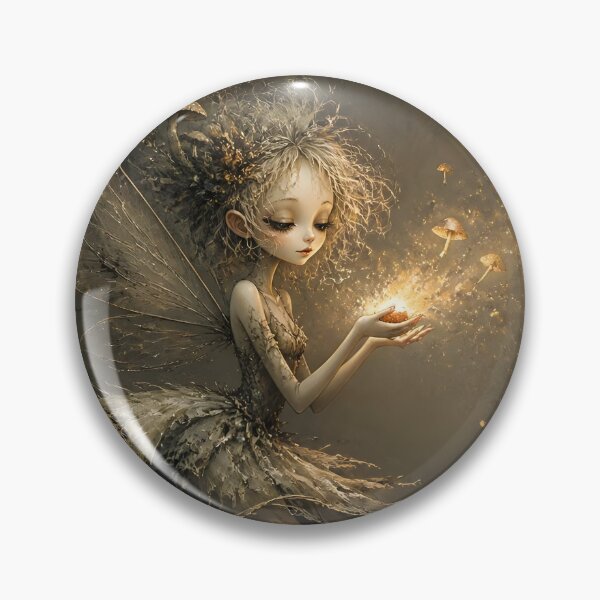 Item preview, Ghostly Spore Fairy with Glowing Dust designed and sold by sigmaartstudio.