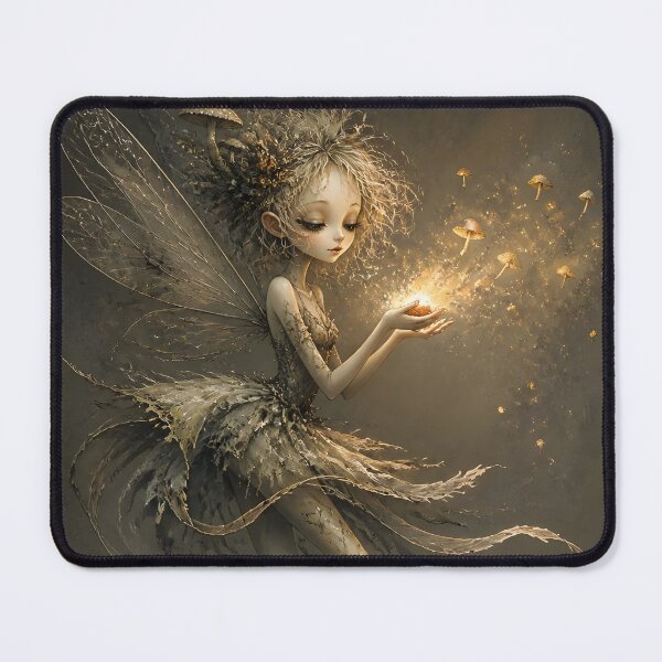 Item preview, Ghostly Spore Fairy with Glowing Dust designed and sold by sigmaartstudio.