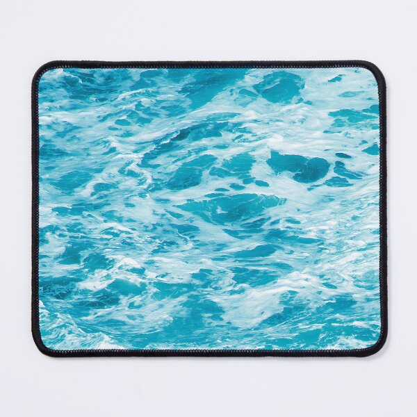 Item preview, Luxurious Aqua Blue Foamy Ocean Waves Art Photo designed and sold by DEC02.